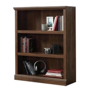 Emalie 3-Shelf Display Bookcase - Grand Walnut