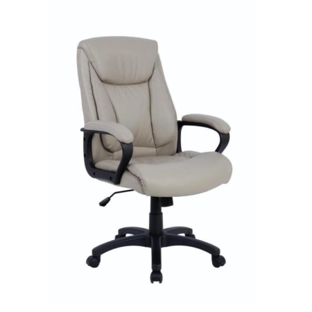 Davis PU Leather Executive Manager Height Adjustable Office Chair - Grey