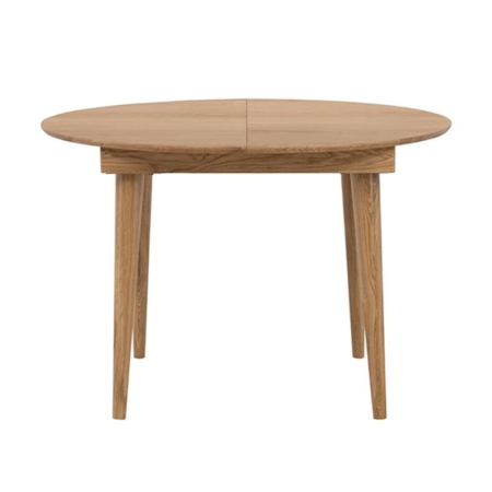 Niche Round Oval Wooden Extension Dining Table 110-145cm - Natural