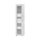 Ashley Single Door Tall Cupboard Storage Cabinet - White