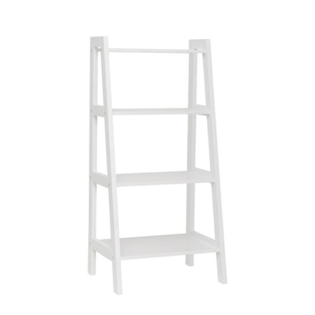 Arven Multipurpose 4-Tier Ladder Display Storage Bathroom Shelf - White