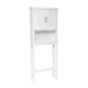 Arven Classic Style Over The Toilet High Rack Storage Cabinet - White