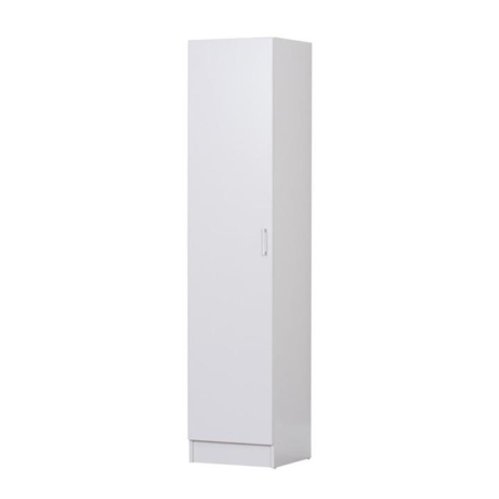 Nova 1-Door Multi-Purpose 5-Tier Cupboard Storage Cabinet - White