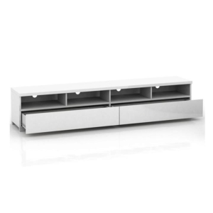 Porto 2-Drawer TV Stand Entertainment Unit Storage Cabinet 2m - White