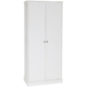 Tivoli 2-Door Multi Purpose Cupboard 5-Tier Shelves Storage Cabinet Tallboy - White