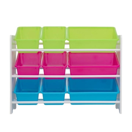 Lotus Kids 9-Bins Toys Organizer Unit Storage Rack