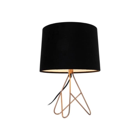 Macina Modern Elegant Table Lamp Desk Light - Copper & Black