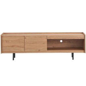 Lazlo Modern Scandinavian TV Stand Entertainment Unit - Oak