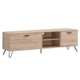 Cliff Classic Scandinavian TV Stand Entertainment Unit - Oak