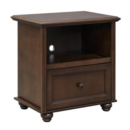 Stanford Printer Cart Filing Cabinet Office Storage - Walnut