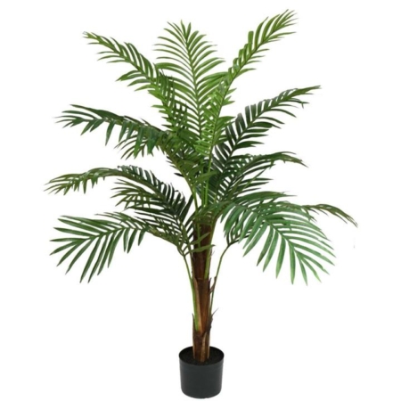 Phoenix Palm Tree Artificial Fake Plant Decorative 122cm In Pot - Green