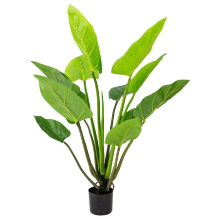 Philodendron Artificial Fake Plant Decorative 140cm In Pot - Green