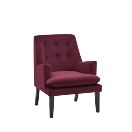 Modern Fabric Accent Lounge Relaxing Chair - Purple