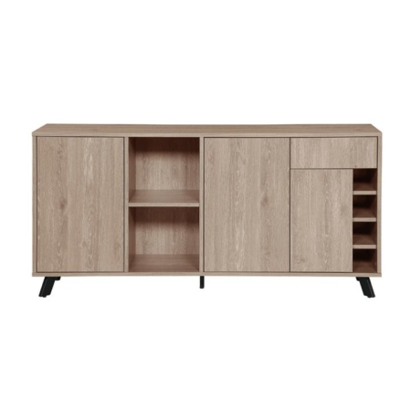 Lexy Wooden Buffet Unit Sideboard Storage Cabinet 180cm - Oak Sonoma