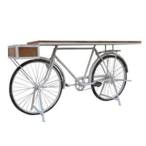 Vintage Rustic Bicycle Design Bar Kitchen Table