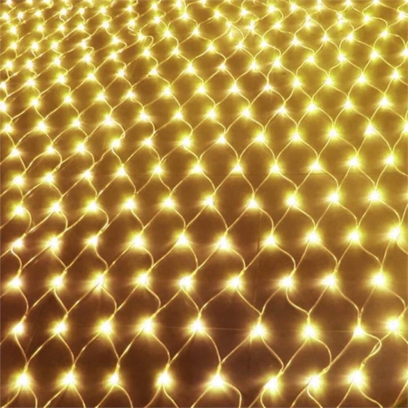 320LED Fairy Lights Net Mesh Curtain Wedding Party Christmas Christmas Xmas Tree Decor Warm White