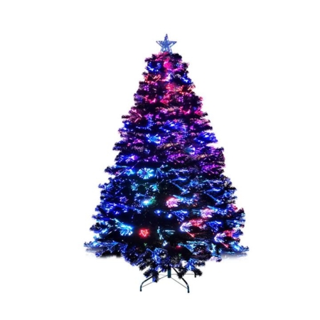 Christmas Tree 2.4M 8Ft Christmas Christmas Xmas Decorations Fibre Optic Multicolour Lights