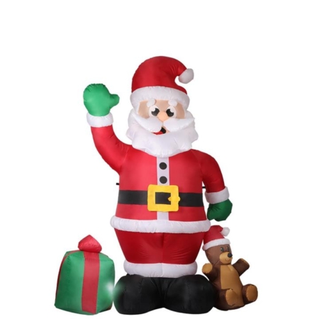 Inflatable Christmas Outdoor Decoration Santa 2.4M LED Lights Xmas Party