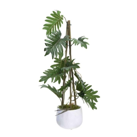 Climbing Monstera Artificial Fake Plant Decorative 60cm  In Pot