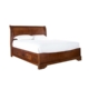 Hamshire Solid Wooden Bed Frame Queen Size W/ Storage - Burnished Cherry