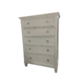 Seina Hampton Classic Solid Wooden Chest Of Drawers Tallboy Storage Cabinet - White