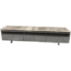 Valeria Luxurious Marble Foil TV Stand Entertainment Unit Storage Cabinet - Grey