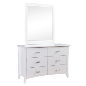 Celeste Hampton Solid Wooden Chest Of 6-Drawers Dresser Sideboard - White