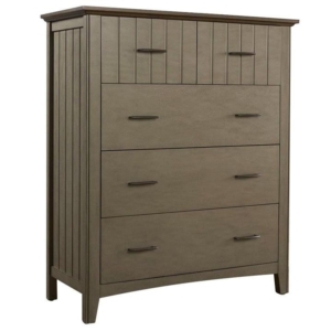 Karla Modern Classic Solid Wooden Chest Of Drawers Tallboy Storage Cabinet - Forest Grey