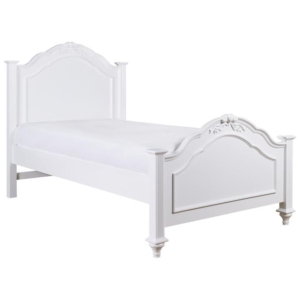 Tamara Hampton Solid Wooden Bed Frame King Single Size - White