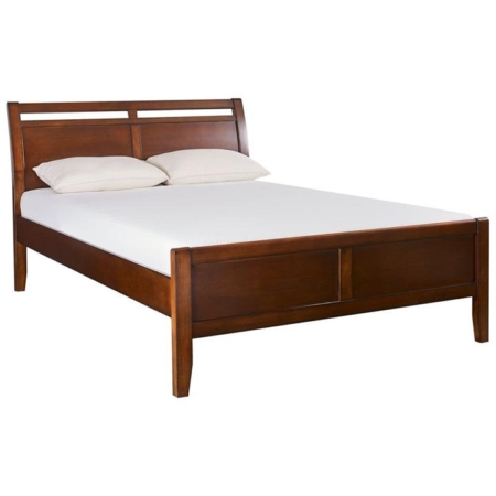 Audrey Country Style Solid Wooden Bed Frame Double Size - Brown