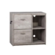 Elle 2-Door 2-Shelves Office Storage Filing Cabinet - Washed Grey