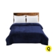 DreamZ 320GSM 220x240cm Ultra Soft Mink Blanket Warm Throw in Navy Colour