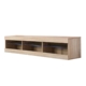 Levede TV Cabinet LED Entertainment Unit Storage Stand Cabinets Modern Wood Oak