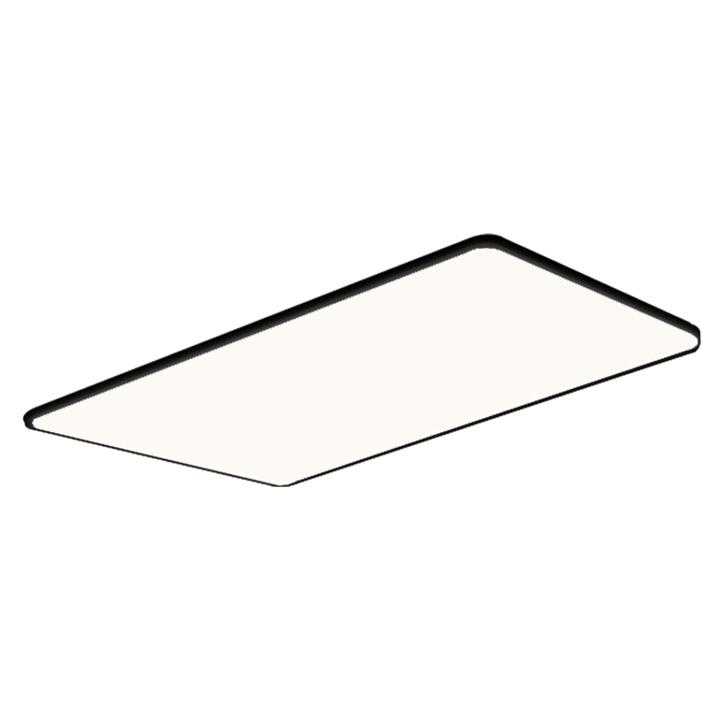 EMITTO Ultra-Thin 5CM LED Ceiling Down Light Surface Mount Living Room Black 96W