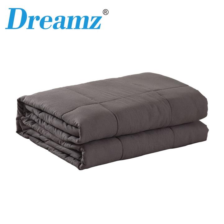 DreamZ Weighted Blanket Heavy Gravity Deep Relax 7KG Adult Double Grey