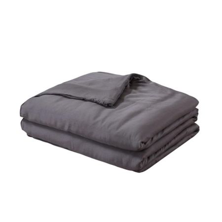 DreamZ 9KG Weighted Blanket Promote Deep Sleep Anti Anxiety Single Dark Grey