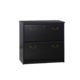 Norwich Modern Wooden 2-Drawer Lateral Filing Cabinet Storage - Black Oak