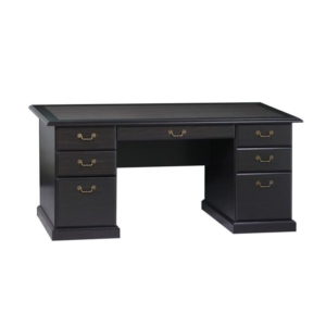 Norwich Executive Manager Study Computer Office Desk 160cm - Black Oak