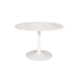 Fari Round Ceramic Kitchen Dining Table 110cm - White Sevella