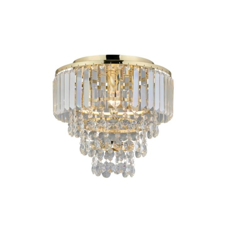 Valent Modern Crystal Ceiling Lights Lamp Gold