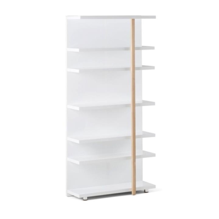 Alexandria Wall Unit Bookcase Hanging Shelf - White