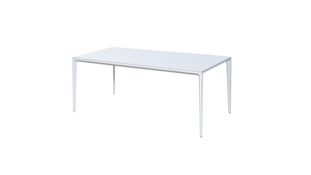Innovation S Sintered Porcelain Stone Modern Italian Design Rectangular Dining Table 140cm - Pure White