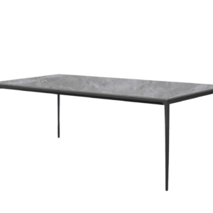 Innovation S Sintered Porcelain Stone Modern Italian Design Rectangular Dining Table 180cm - Sicily Grey / Iron Grey