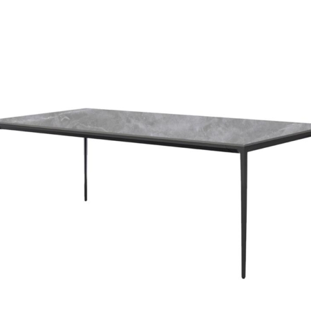 Innovation S Sintered Porcelain Stone Modern Italian Design Rectangular Dining Table 180cm - Sicily Grey / Iron Grey