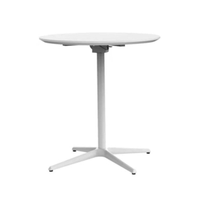 Series 14 Sintered Porcelain Stone Modern Italian Design Round Dining Table 70cm - White