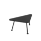 Kenney Modern Scandinavian Small Triangle Wooden Coffee - Black