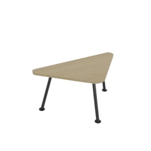 Kenney Modern Scandinavian Small Triangle Wooden Coffee - Oak