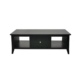 Sienna Modern Open Shelf Coffee Table W/ 1-Drawer - Black