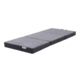 3 Fold Folding Mattress Single Portable Light Grey Polyester