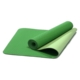 Yoga Mat Dual Color (Lime) with Yoga Bag and Strap TPE